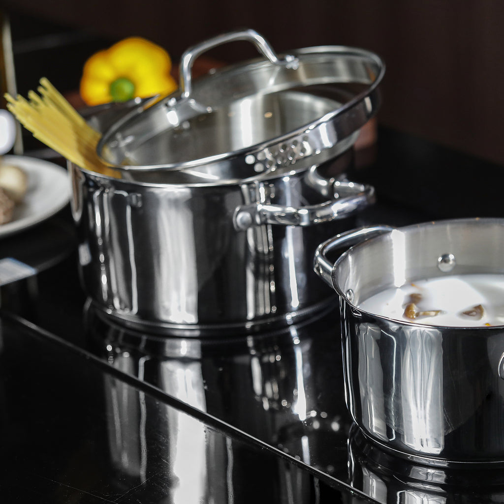 Russell Hobbs Julienne Stainless Steel Cookware Set, 6pc