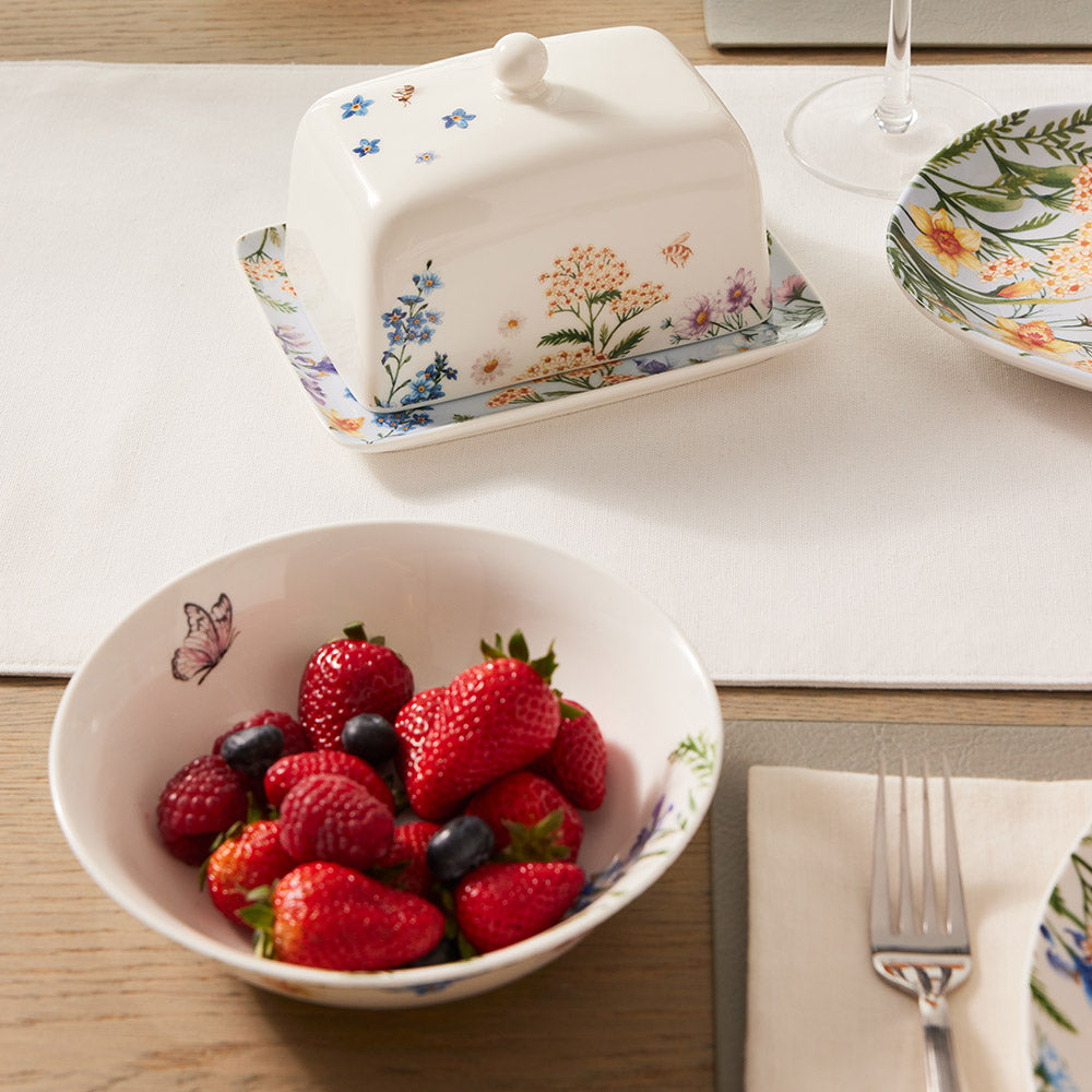 Maxwell & Williams Fluttering Meadow Cereal Bowl, 17.5cm