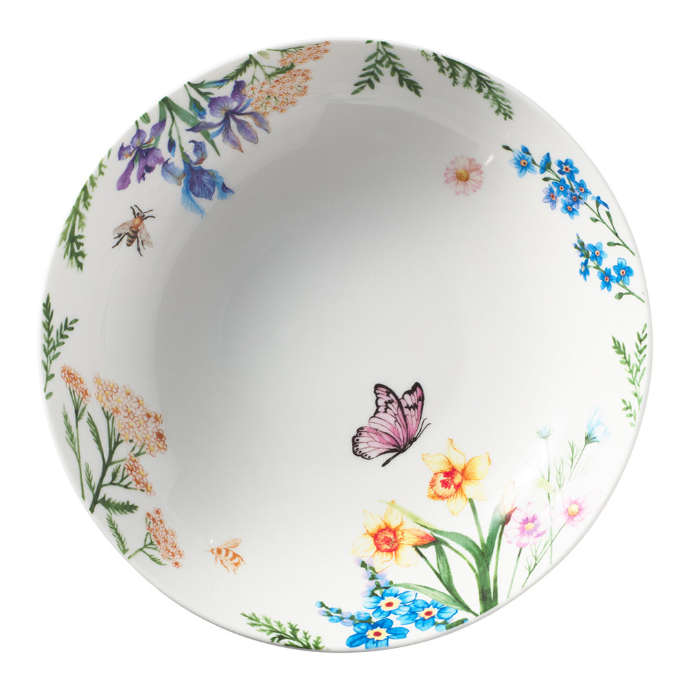 Maxwell & Williams Fluttering Meadow Coupe Soup Bowl, 20cm