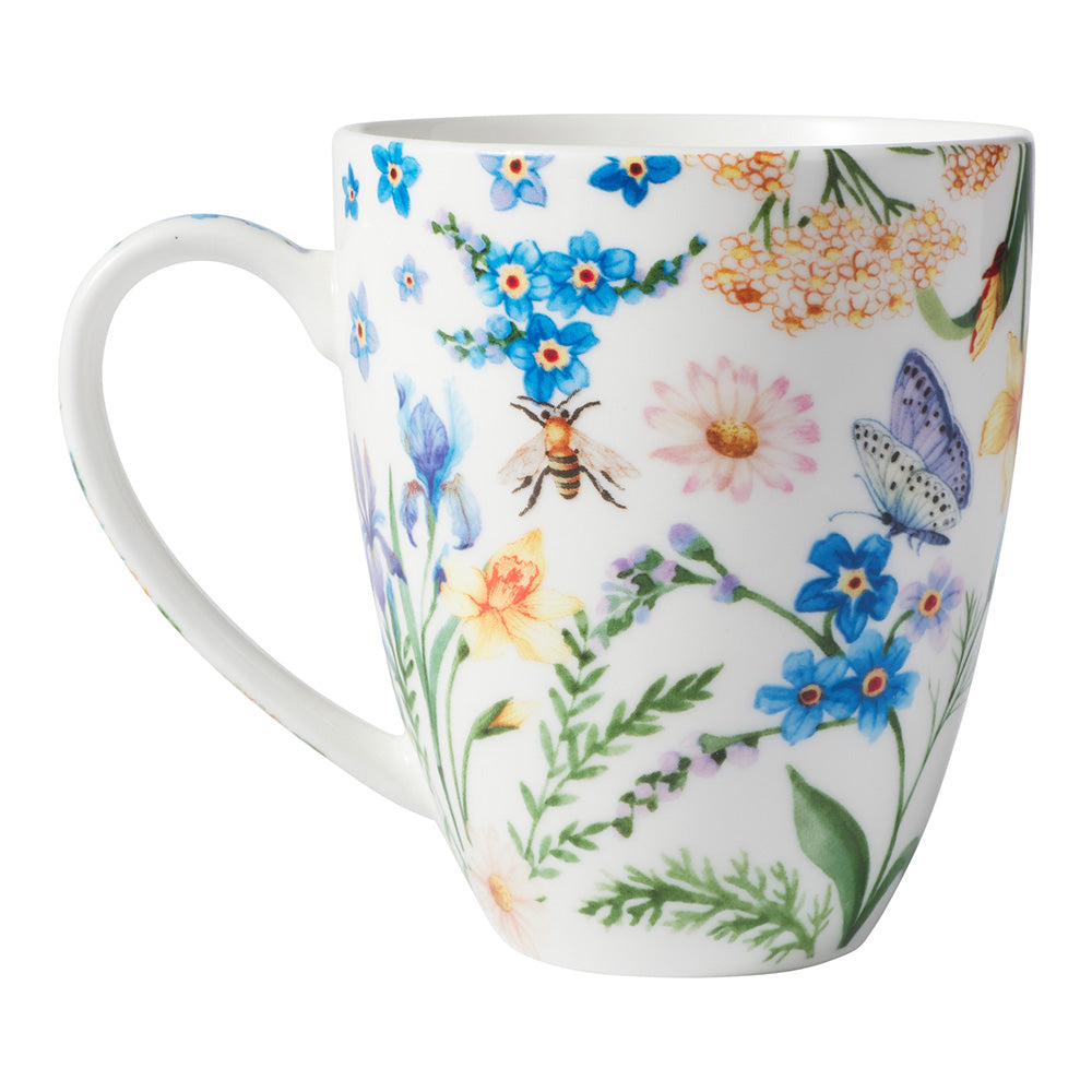 Maxwell & Williams Fluttering Meadow Coupe Mug, 390ml