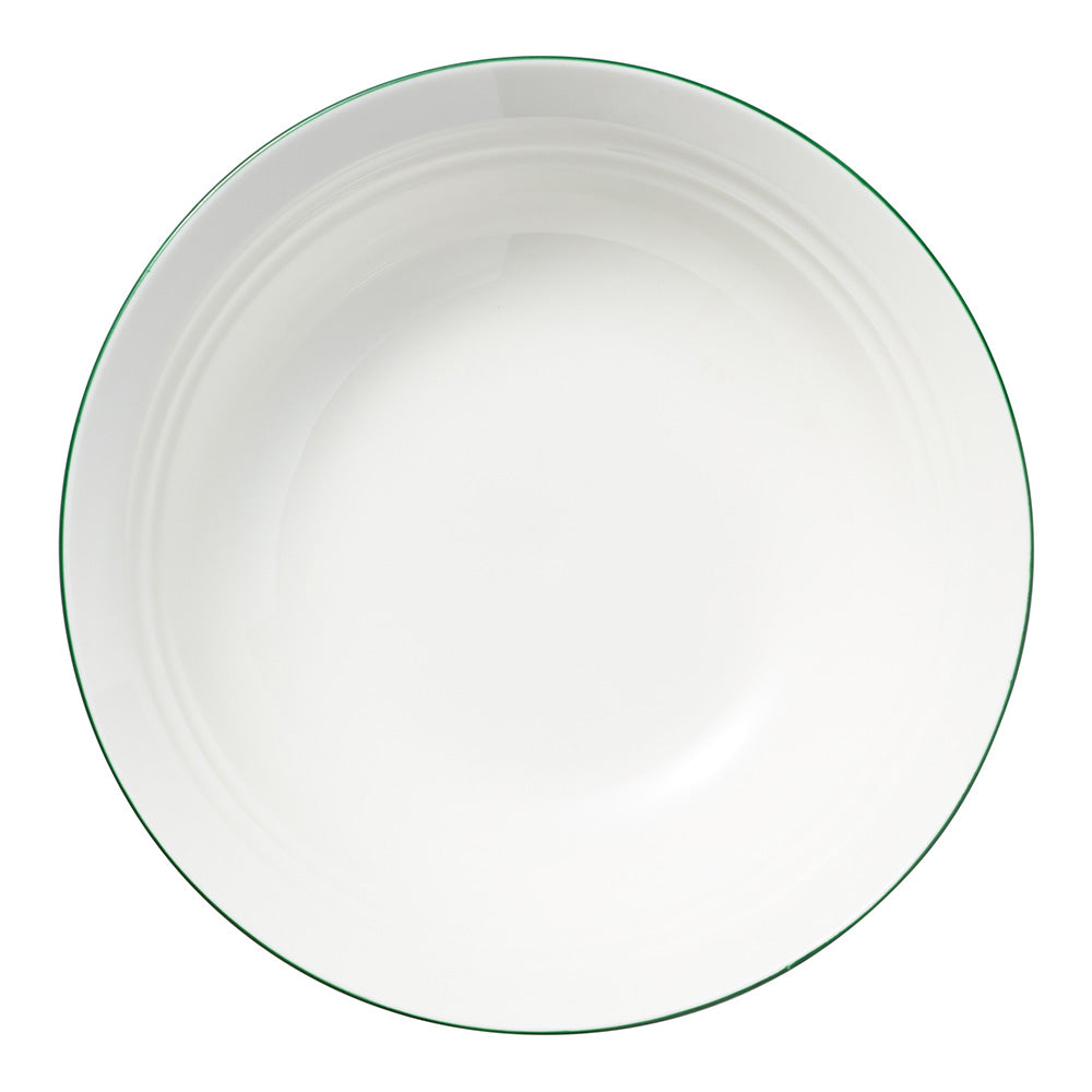 Maxwell & Williams White Basics Edge Soup Bowl, 17.5cm