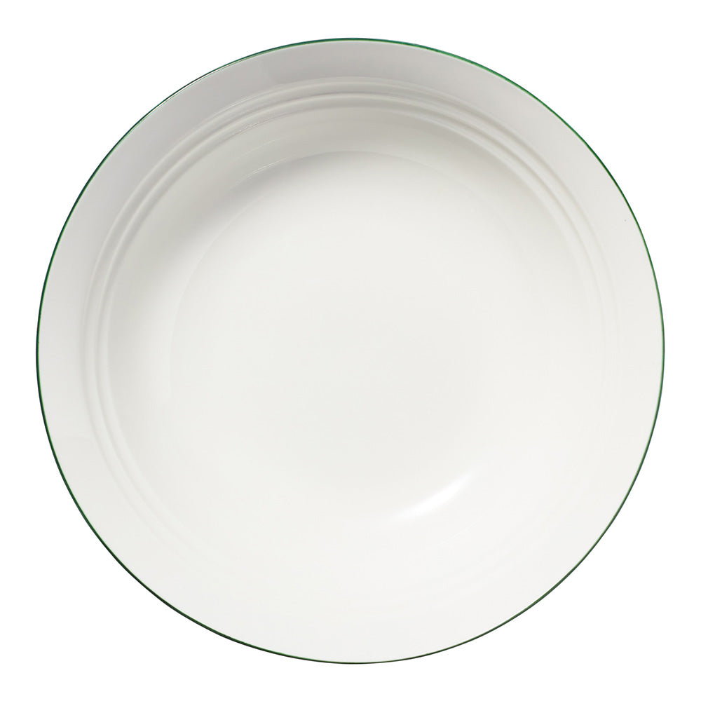 Maxwell & Williams White Basics Edge Pasta Bowl, 20cm