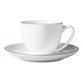 Maxwell & Williams White Basics Edge Coupe Demi Cup & Saucer, 90ml