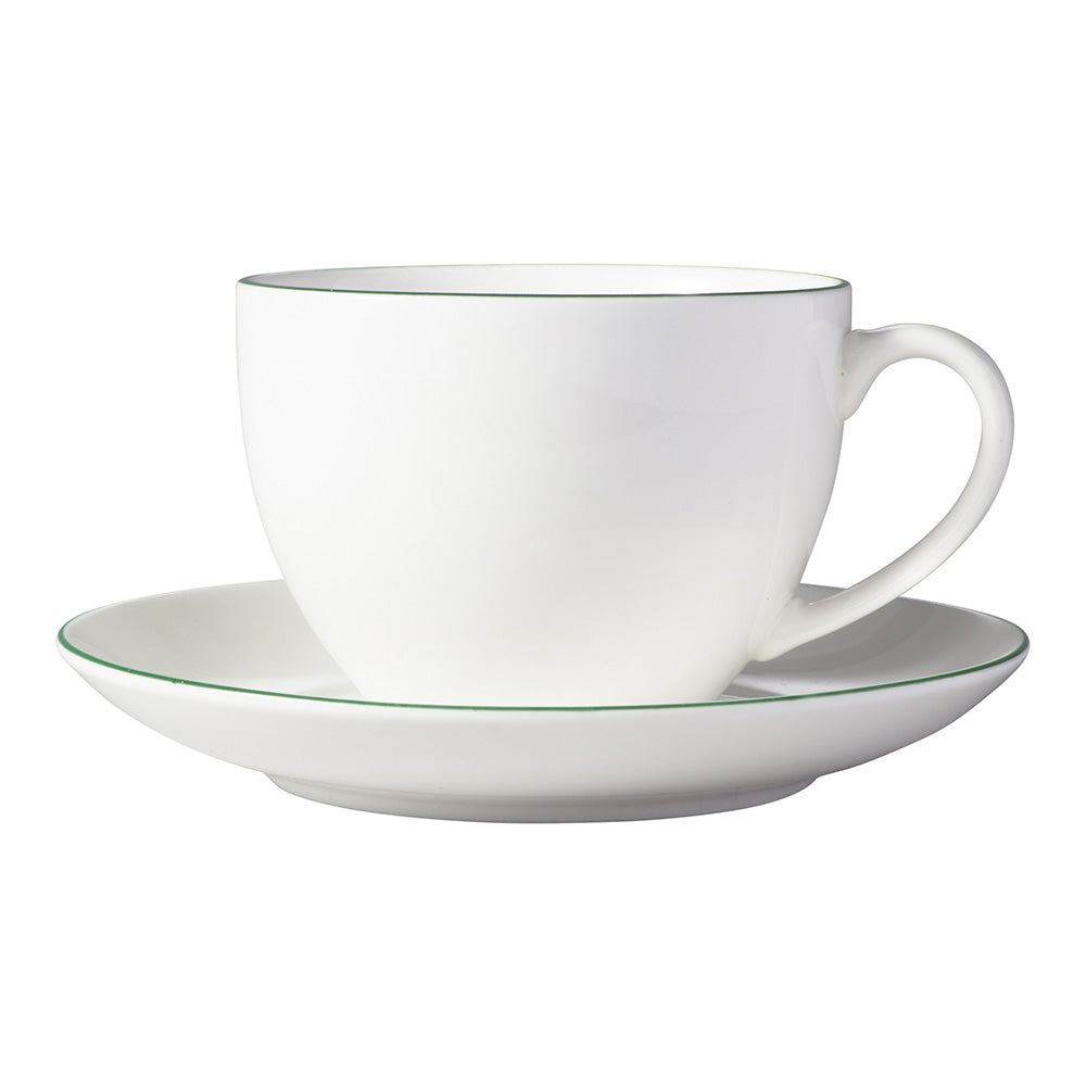 Maxwell & Williams White Basics Edge Cup & Saucer, 260ml
