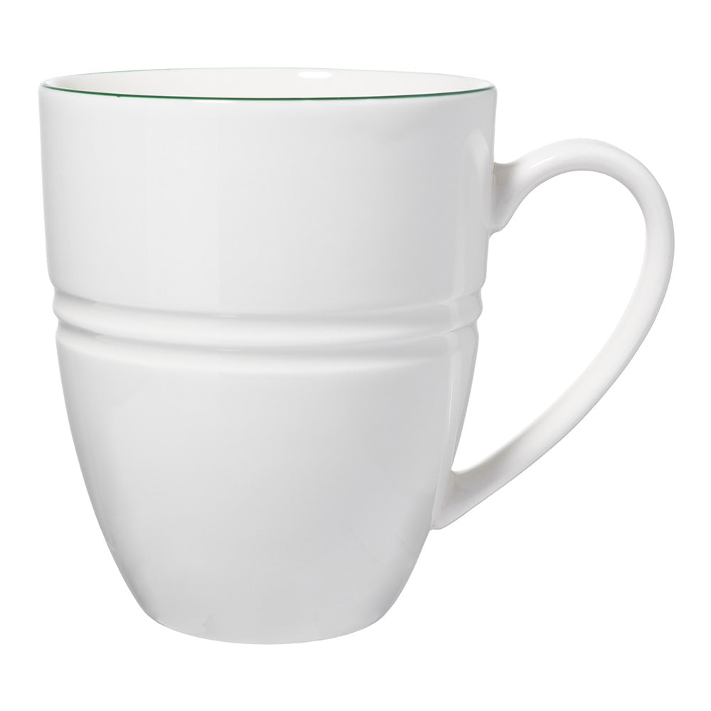 Maxwell & Williams White Basics Edge Coupe Mug, 390ml