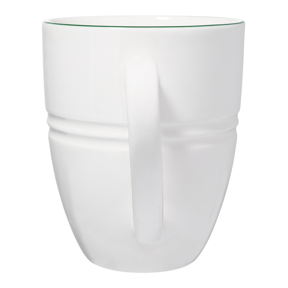 Maxwell & Williams White Basics Edge Coupe Mug, 390ml