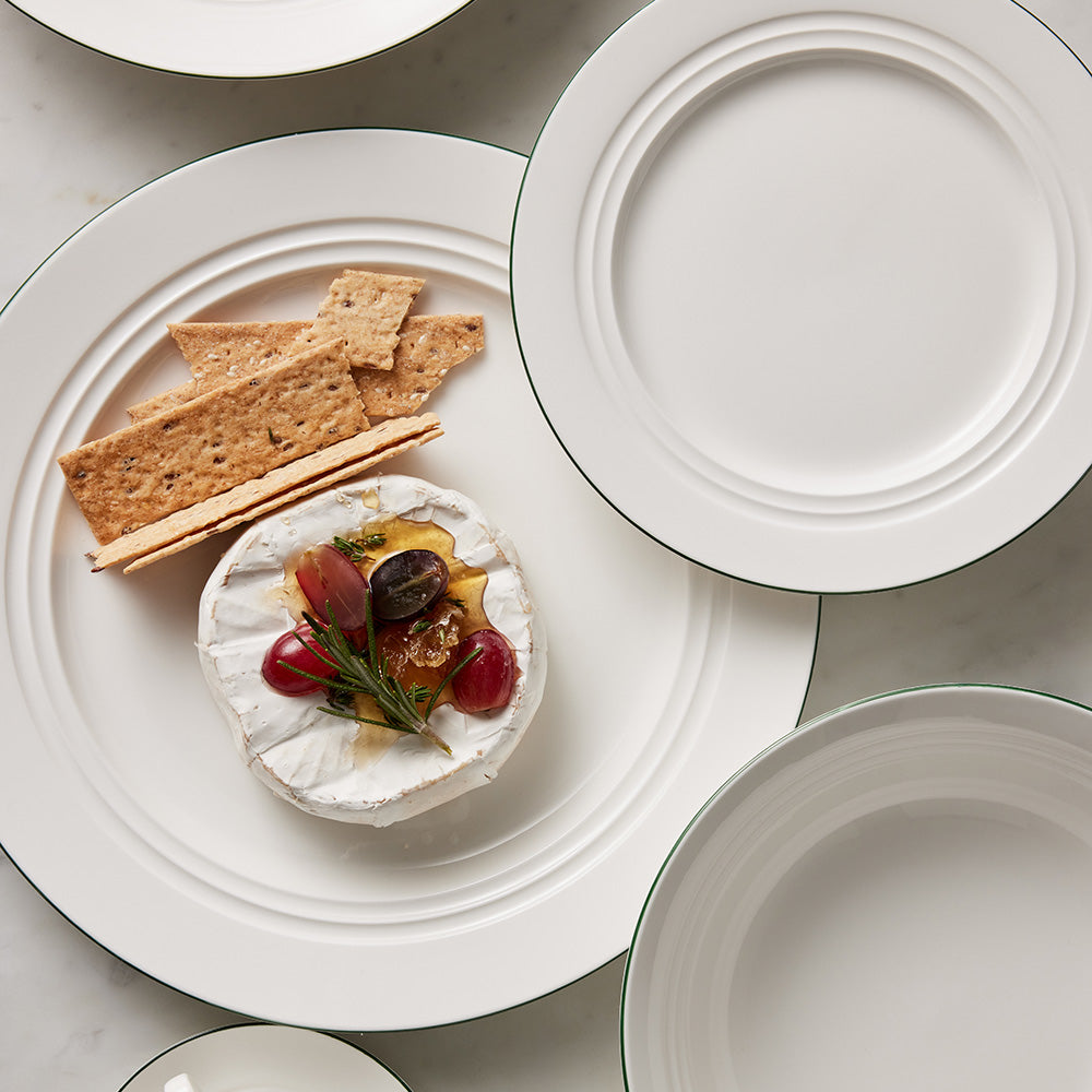 Maxwell & Williams White Basics Edge Rim Dinner Set, 12pc
