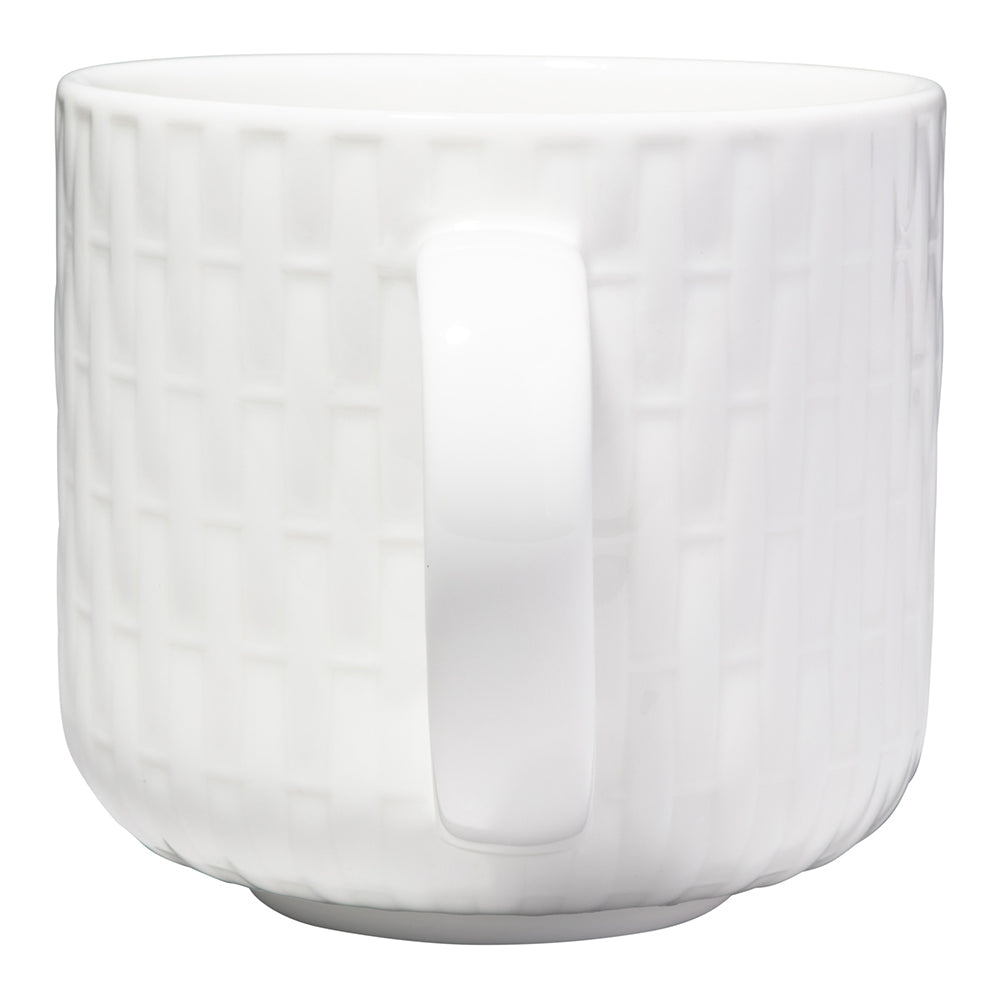 Maxwell & Williams White Basics Weave Mug, 440ml