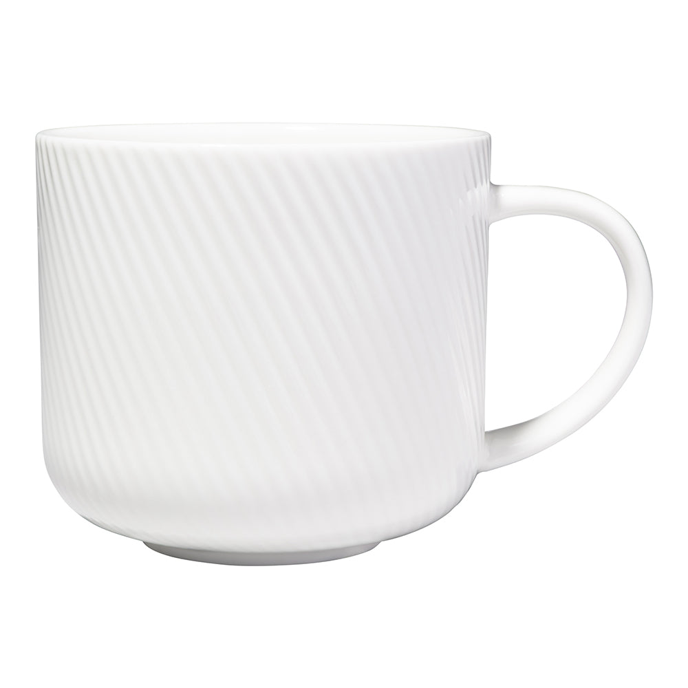 Maxwell & Williams White Basics Swirl Mug, 440ml