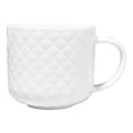 Maxwell & Williams White Basics Quilted Diamond Mug, 440ml