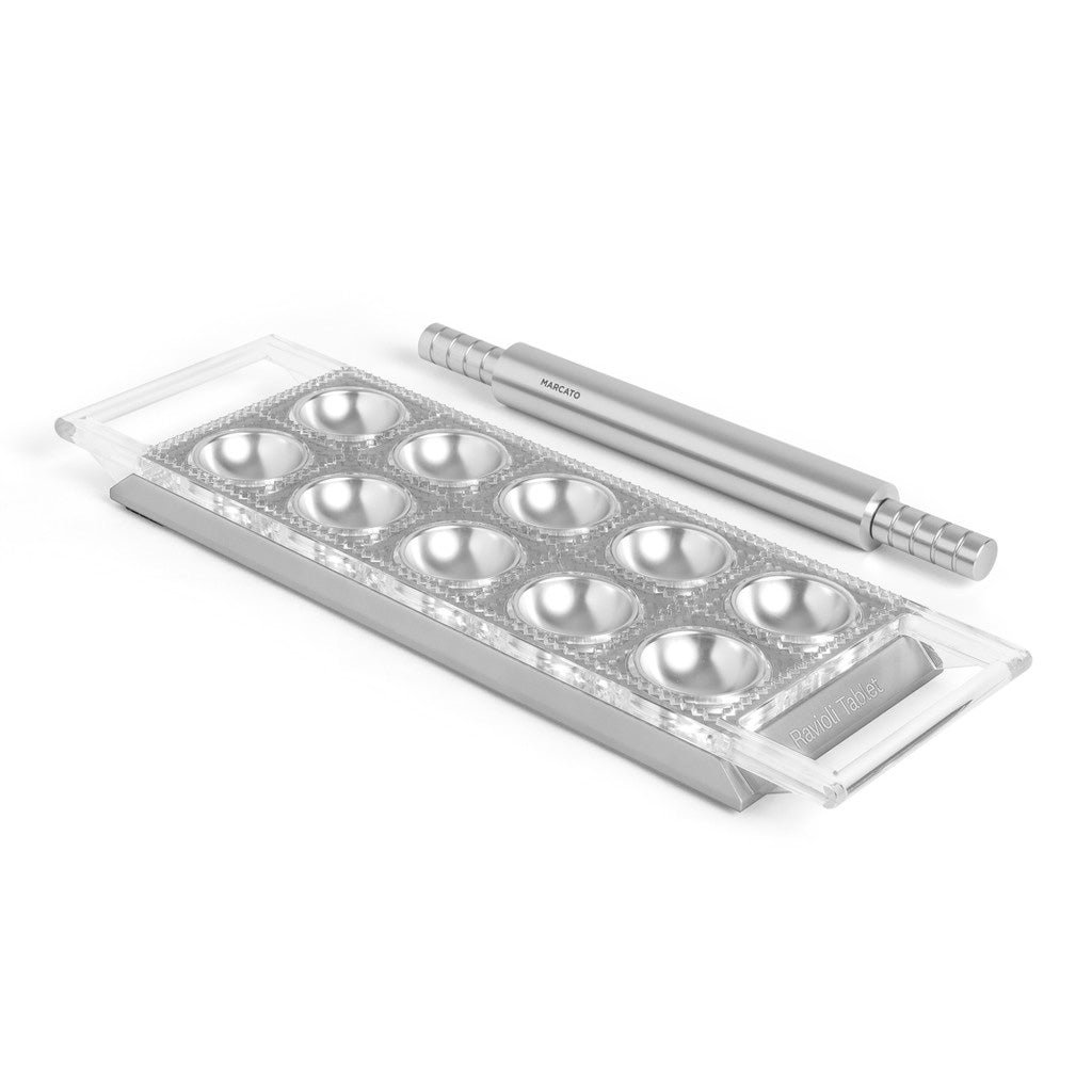 Marcato Ravioli Tablet and Rolling pin