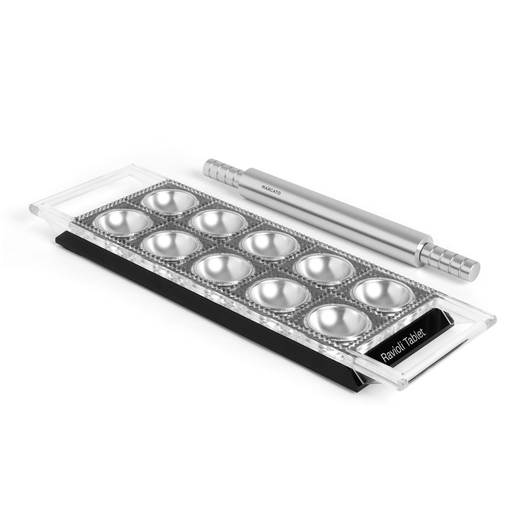 Marcato Ravioli Tablet and Rolling pin