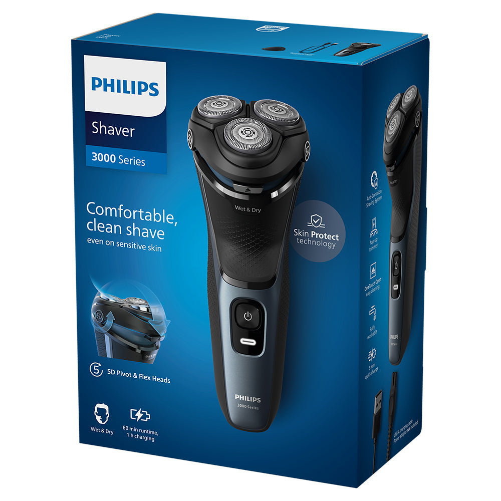 Philips 3000 Series Wet Or Dry Cordless Shaver
