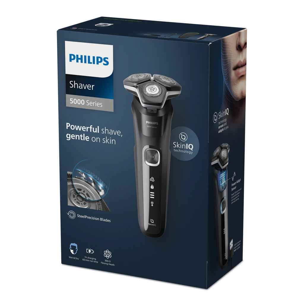 Philips 5000 Series Rechargeable Wet & Dry Electric Shaver with SkinIQ
