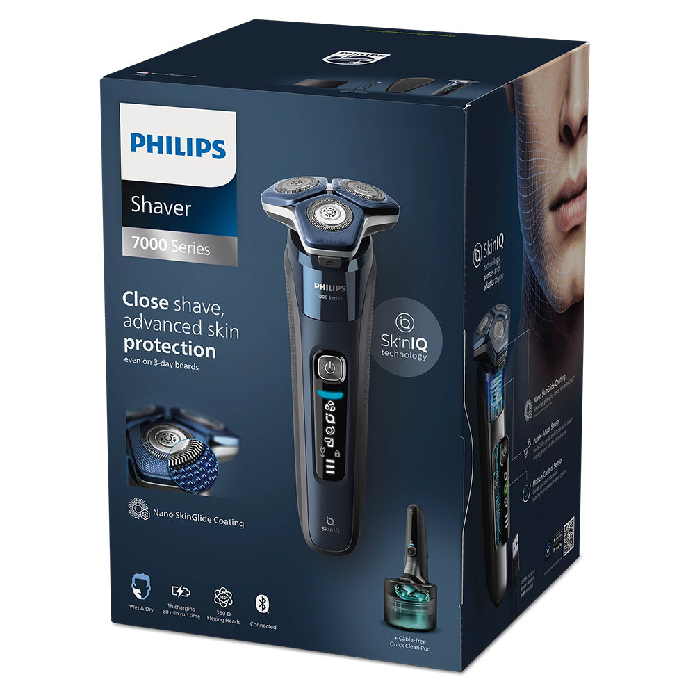 Philips 7000 Series Rechargeable Wet & Dry Electric Shaver with SkinIQ