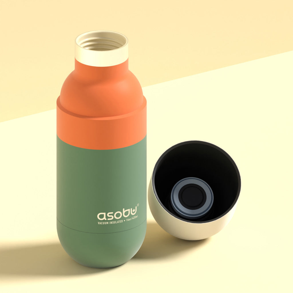 Asobu Vacuum-Insulated Orb Travel Water Bottle & Flask, 420ml
