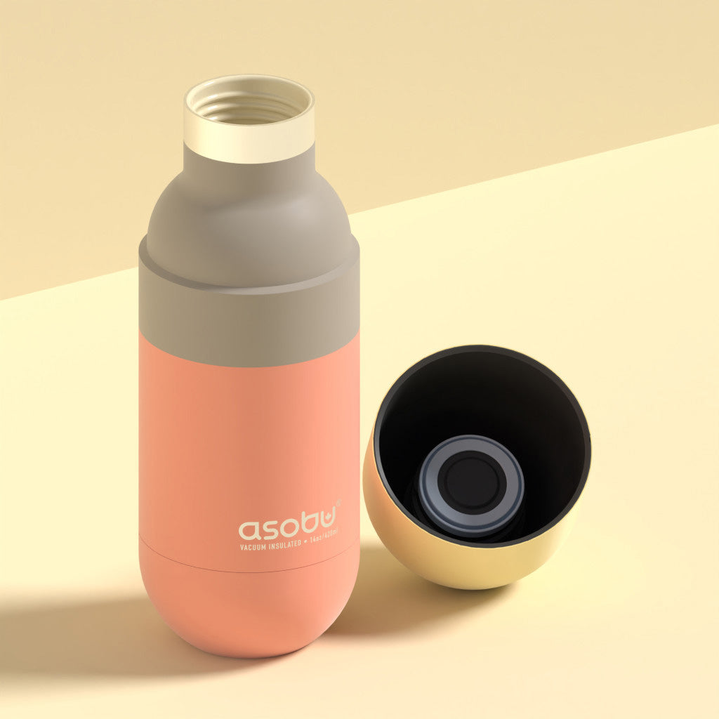 Asobu Vacuum-Insulated Orb Travel Water Bottle & Flask, 420ml