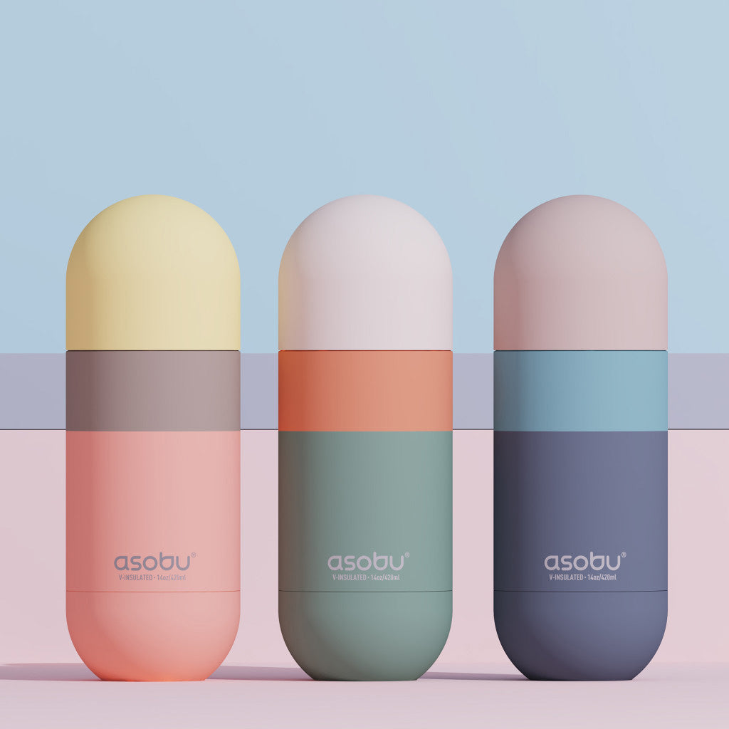 Asobu Vacuum-Insulated Orb Travel Water Bottle & Flask, 420ml