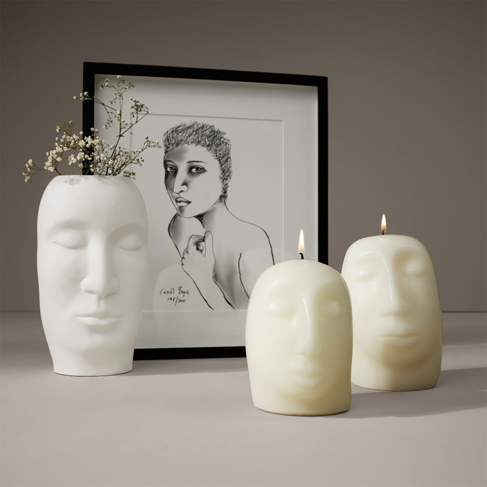 Carrol Boyes Sculptural Candle, Gleam