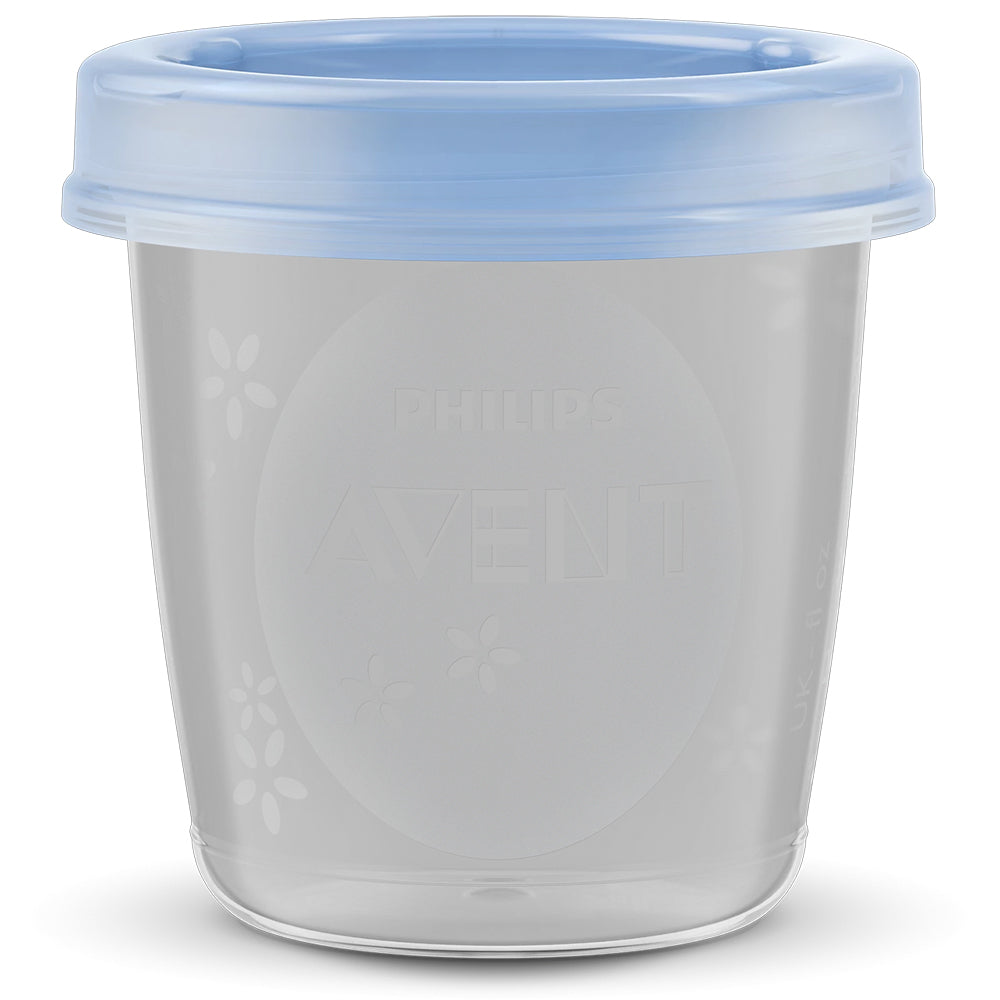Avent 180ml Breast Milk Storage Cups, Set Of 10