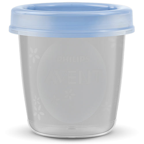 Avent 180ml Breast Milk Storage Cups, Set Of 10