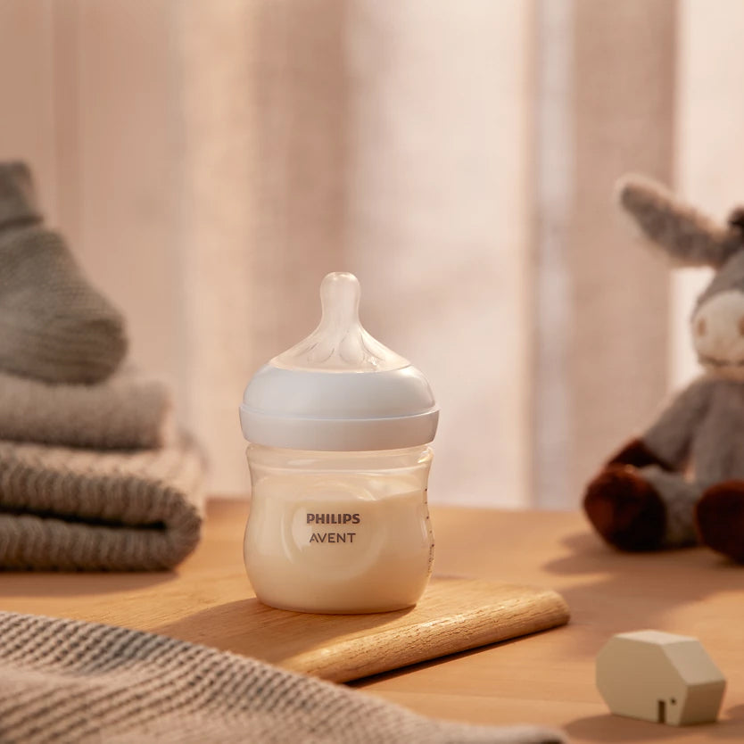 Avent Natural Response 125ml Baby Bottles, Set Of 2