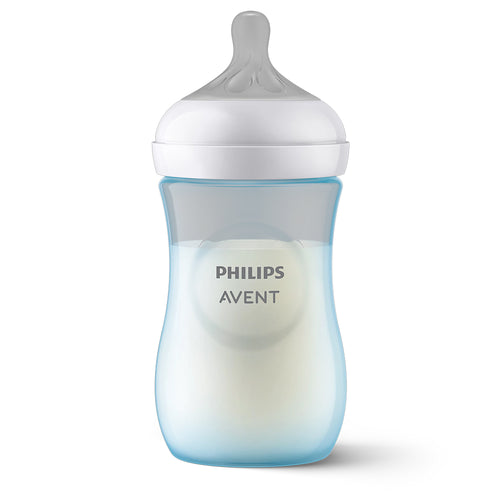 Avent Natural Response 260ml Baby Bottle, Blue