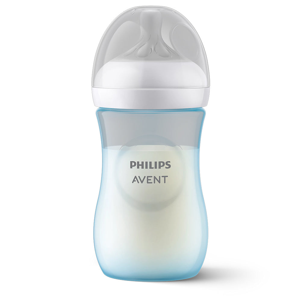 Avent Natural Response 260ml Baby Bottle, Blue