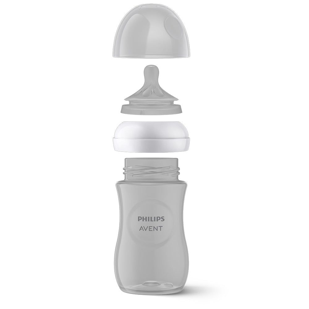 Avent Natural Response 260ml Baby Bottle, Blue