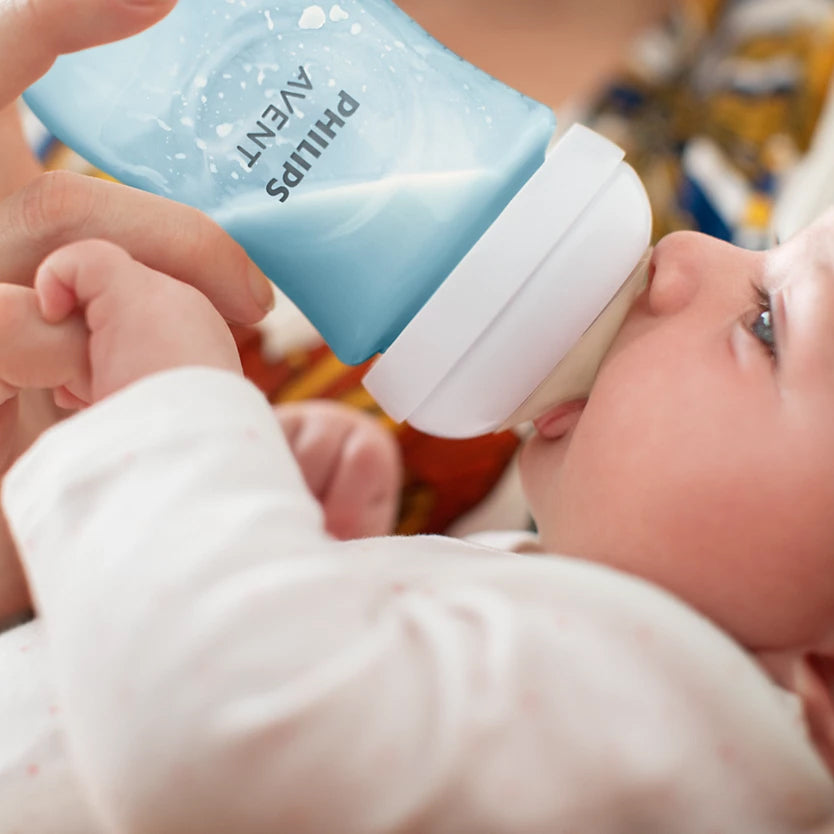Avent Natural Response 260ml Baby Bottle, Blue
