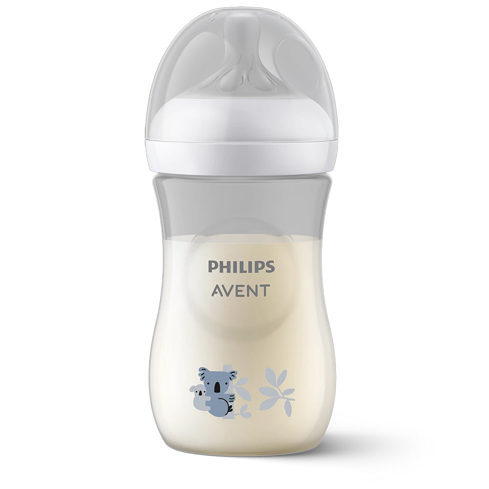 Avent Natural Response 260ml Baby Bottle, Koala