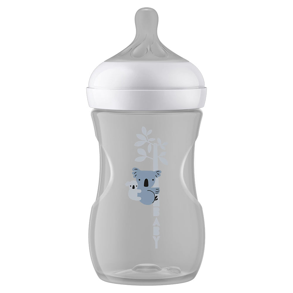 Avent Natural Response 260ml Baby Bottle, Koala
