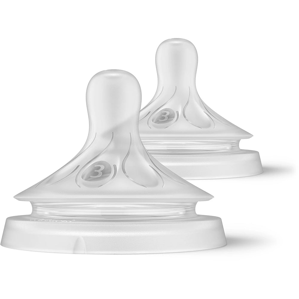 Avent Natural Response Flow 3 Baby Bottle Teats, Set Of 2