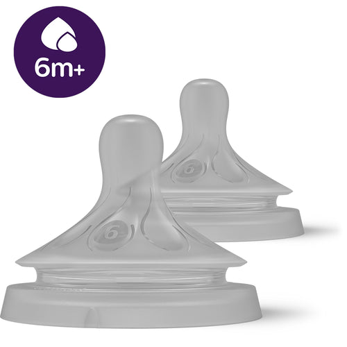 Avent Natural Response Flow 6 Baby Bottle Teats, Set Of 2