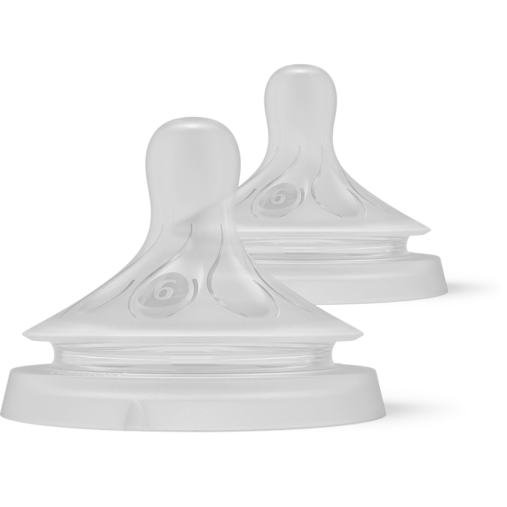 Avent Natural Response Flow 6 Baby Bottle Teats, Set Of 2