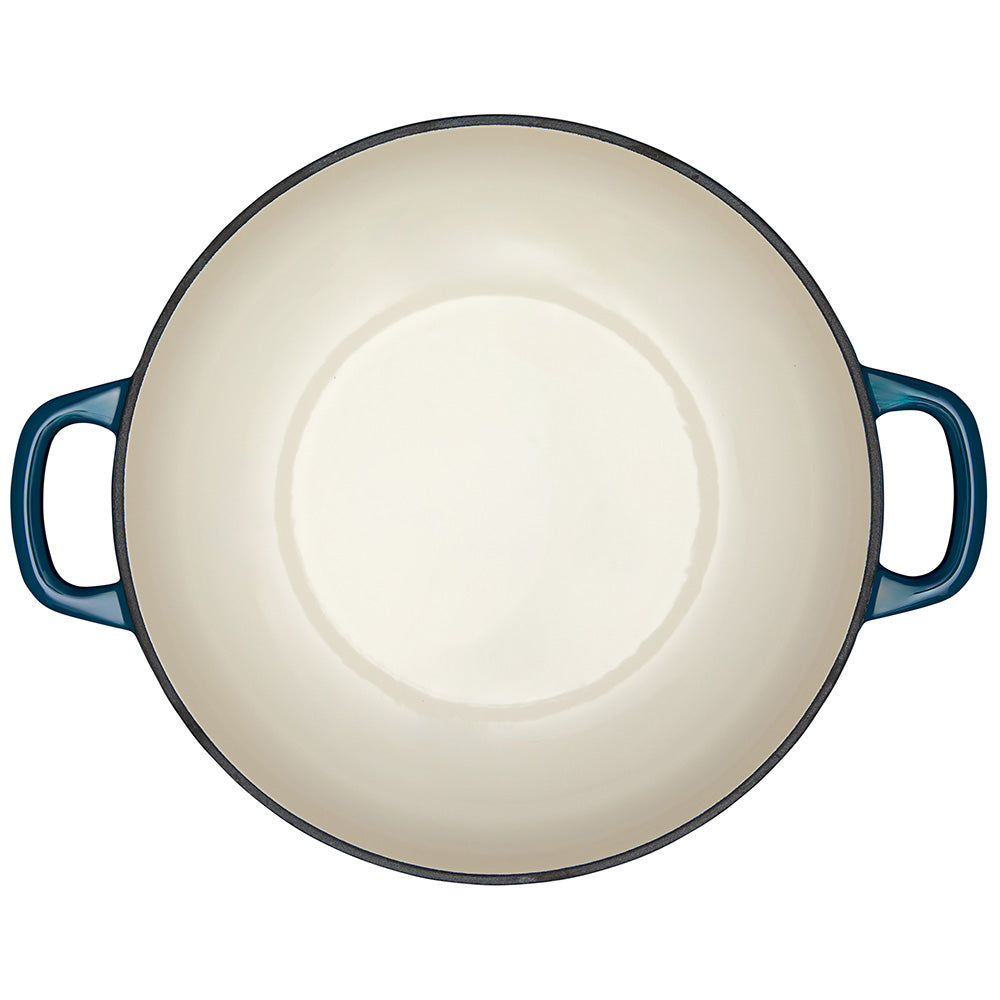 Maxwell & Williams Cast Iron Round Shallow Casserole, 27cm
