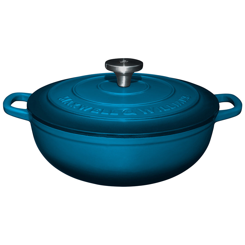 Maxwell & Williams Cast Iron Round Casserole, 26cm