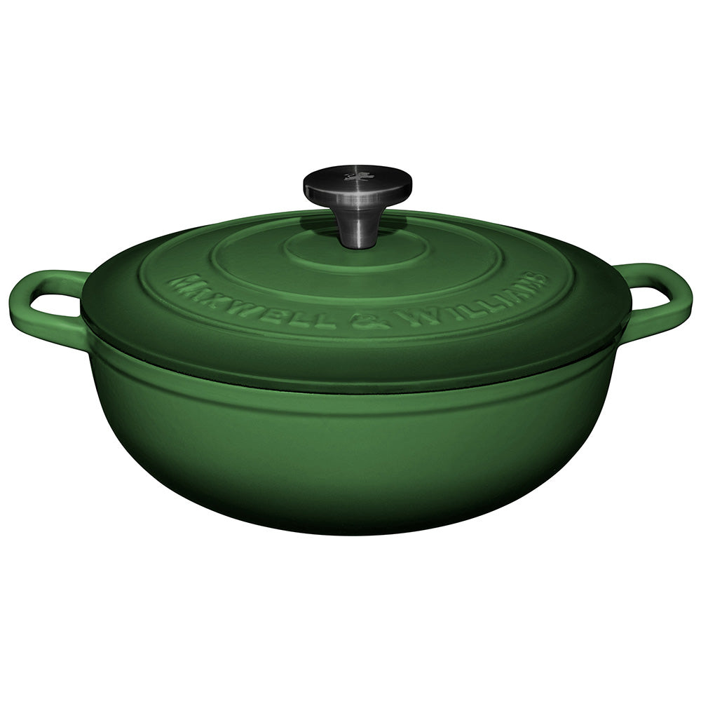 Maxwell & Williams Cast Iron Round Casserole, 26cm