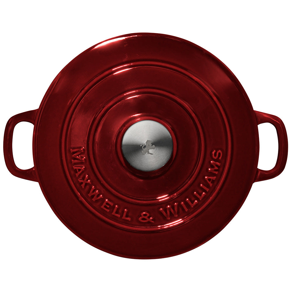 Maxwell & Williams Cast Iron Round Casserole, 24cm