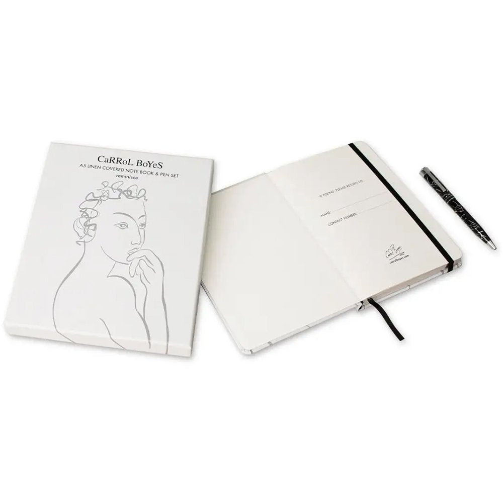 Carrol Boyes Linen Notebook Set, Reminisce