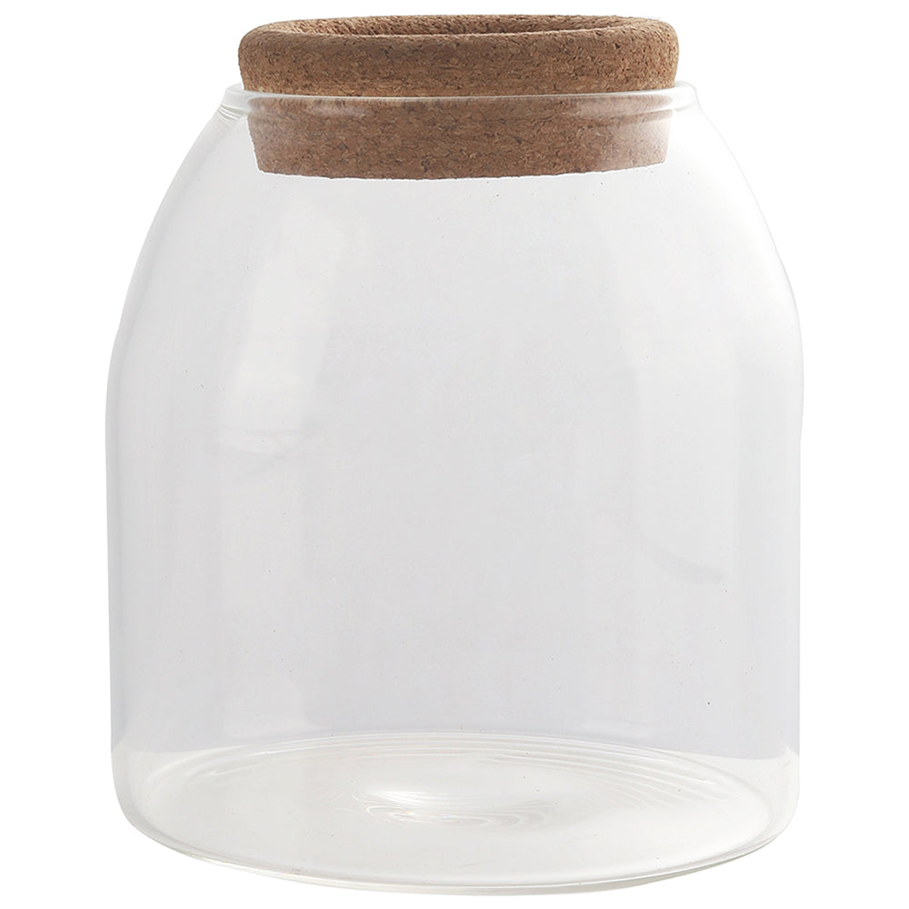 O'lala Glass Storage Jar With Cork Lid