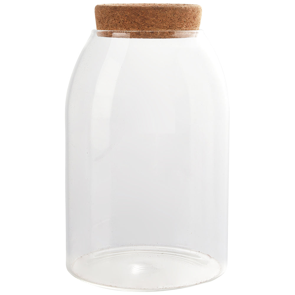 O'lala Glass Storage Jar With Cork Lid