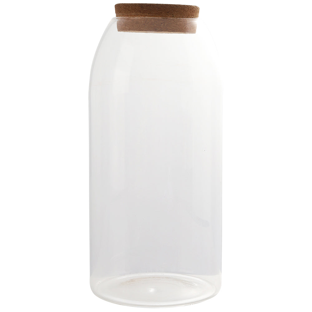 O'lala Glass Storage Jar With Cork Lid