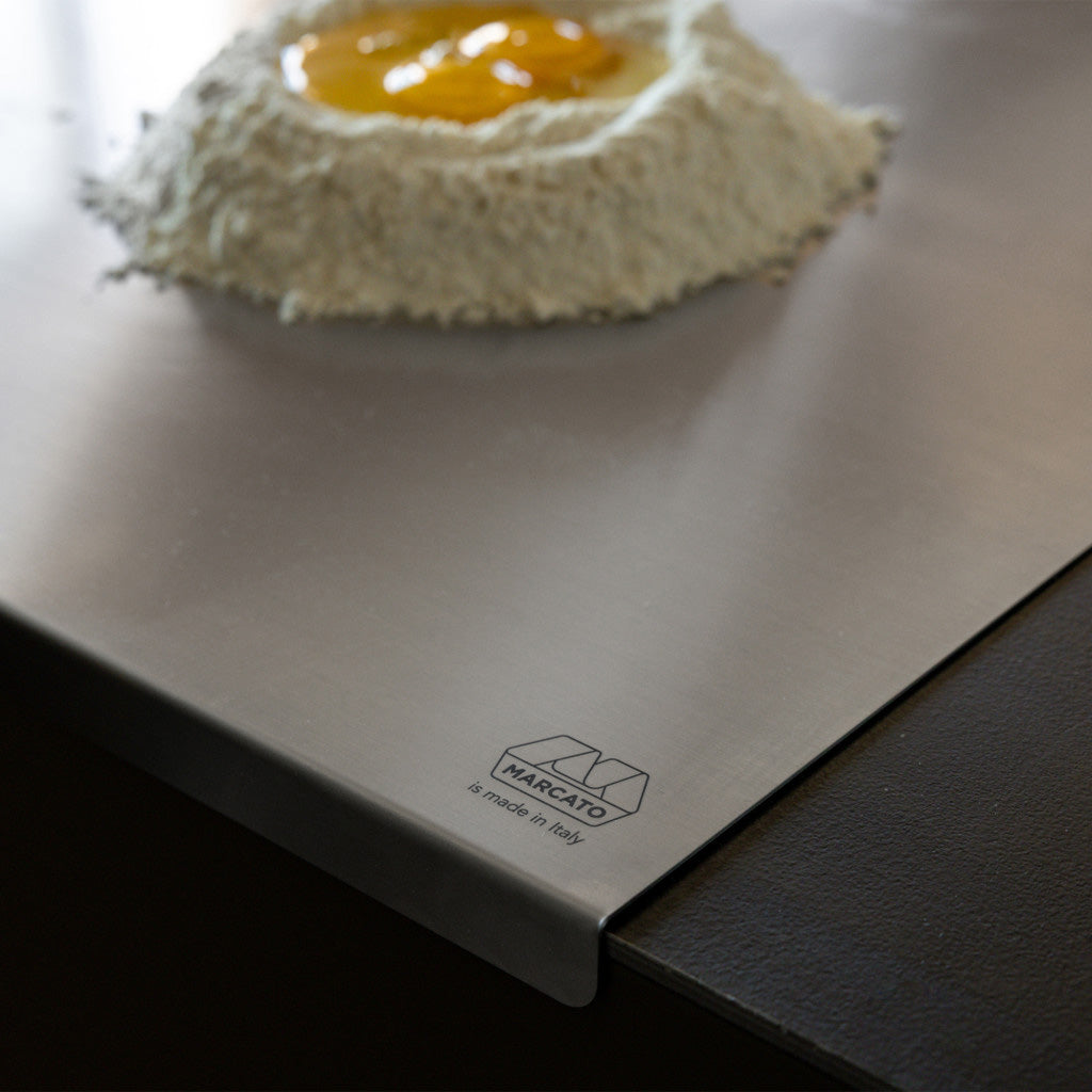 Marcato Inox Stainless Steel Pastry Board, 70cm