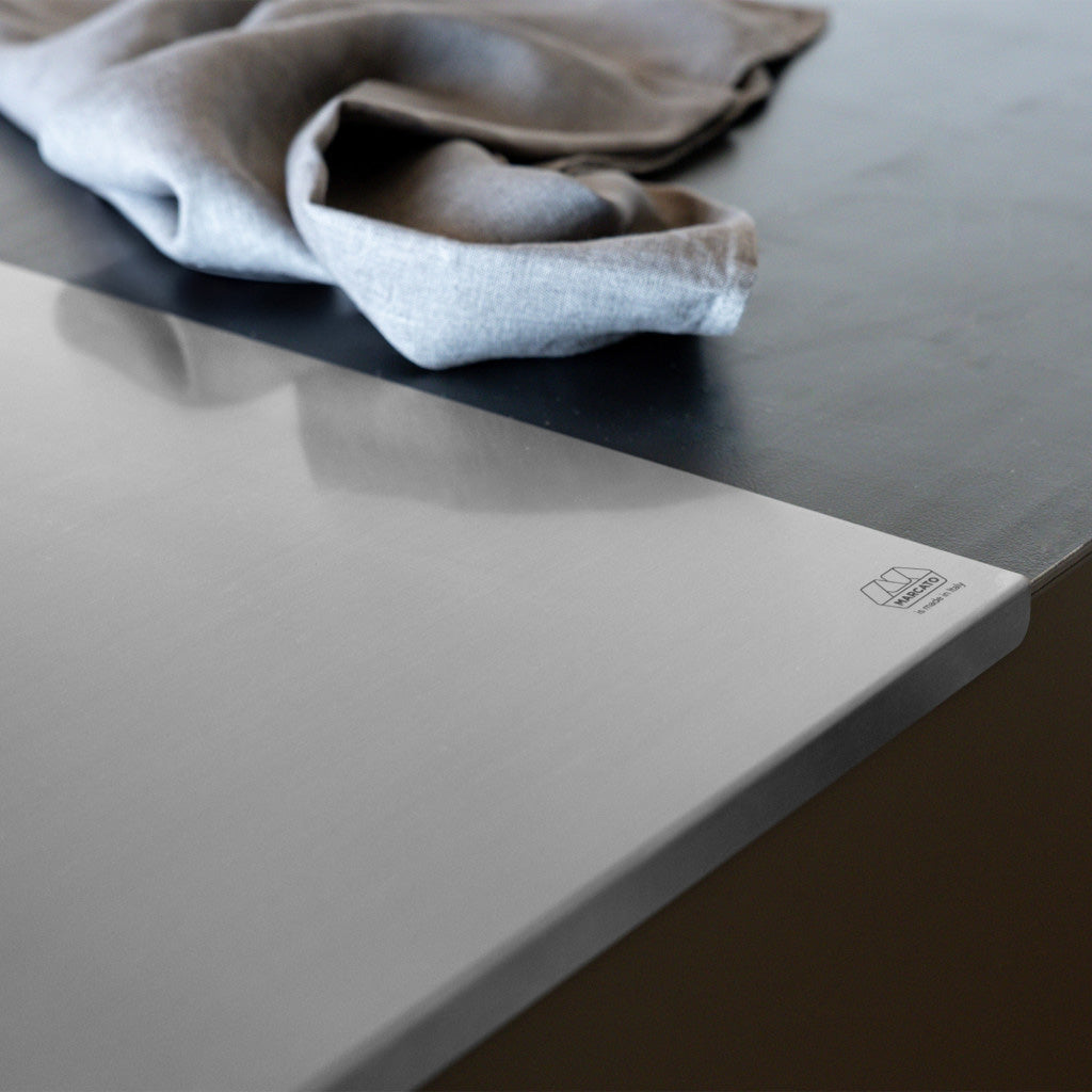 Marcato Inox Stainless Steel Pastry Board, 70cm