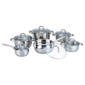 Snappy Chef Supreme Stainless Steel Cookware Set, 12pc