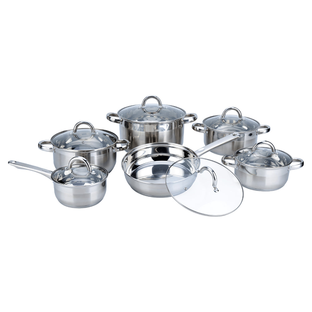 Snappy Chef Supreme Stainless Steel Cookware Set, 12pc