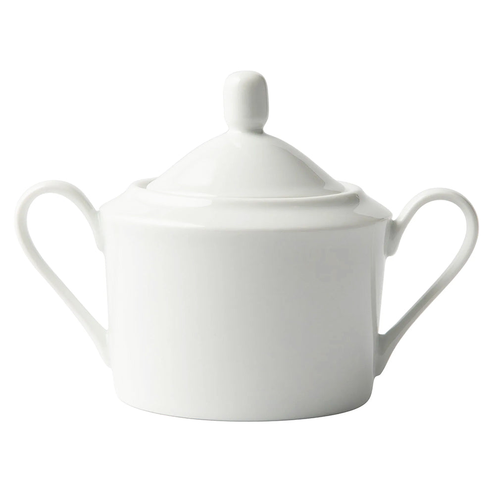 Galateo Super White Rim Sugar Pot, 250ml