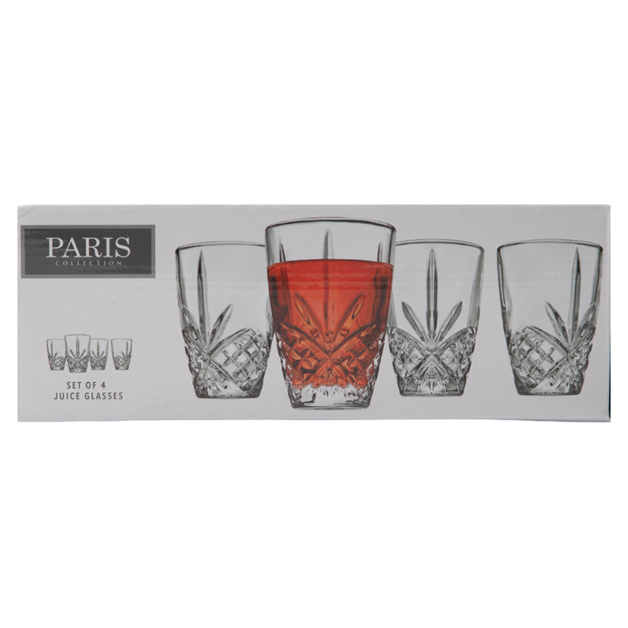 Paris Juice Glasses, Set Of 4