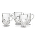 Paris Footed Coffee Mugs, Set Of 4